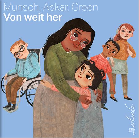 von weit her